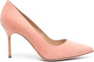 BB 90mm suede pumps