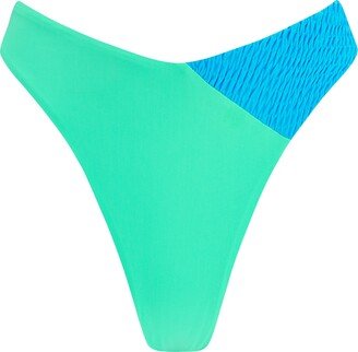 We are We Wear Ashley V Front Textured Brazilian Bikini