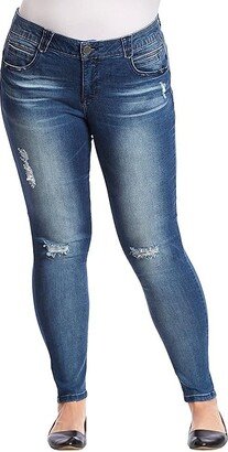 Womens Absolution Jegging (Blue Distressed) Women's Jeans