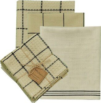 Park Designs Five Farm 3 Dishtowel & 1 Dishcloth Set