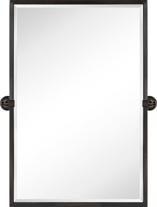 TEHOME Blakley Rectangle Metal Wall Mirror