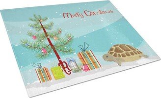 CK4542LCB Turtle Merry Christmas Glass Cutting Board