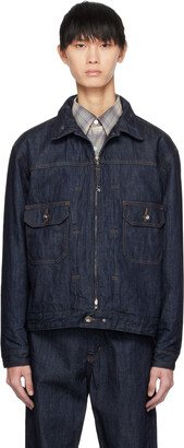 Indigo Zip Denim Jacket