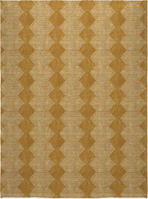 Fleece Photo Blankets: Diamond Mudcloth - Neutral Blanket, Fleece, 60X80, Yellow