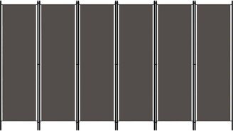 6-Panel Room Divider Anthracite 118.1