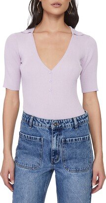 Aliette Collar Rib Bodysuit