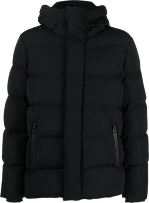 Logo-Debossed Padded Jacket