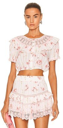 Elania Crop Top in Pink