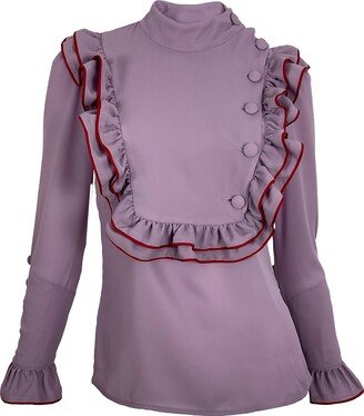 Unselfish Lover Zuzu Angel Blouse - Lilac