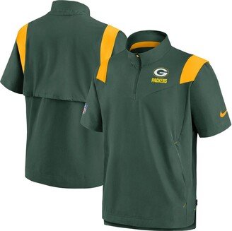 Men's Green Green Bay Packers Coaches Chevron Lockup Pullover Top