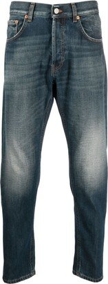 Dian washed-denim tapered jeans