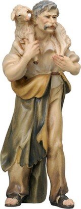 Shepherd With Sheep On His Shoulder Tyrolean Nativity Figurines, Religious, Christian Gifts, Church Supplies, Christmas