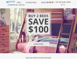 Factory Bunk Beds Promo Codes & Coupons