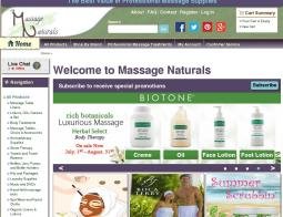 Massage Naturals Promo Codes & Coupons