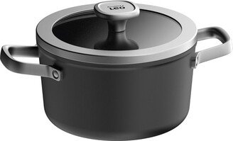 Graphite Non-stick Ceramic Stockpot 8, 3.3qt. With Glass Lid, Sustainable Recycled Material