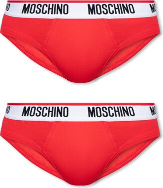 Branded Briefs 2-pack - Red