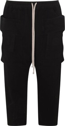 Drawstring Cropped Trousers-AK