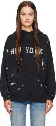 Black 'New York' Hoodie