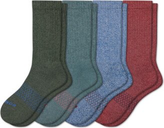 Men's Best Seller Calf Sock 4-Pack - Olive Clay Mix - XL - Cotton