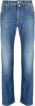 Straight-Leg Denim Trousers-AB