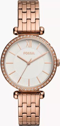 Fossil Outlet Tillie Three-Hand Rose Gold-Tone Stainless Steel Watch jewelry