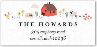 Address Labels: Farm Cutouts Address Label, White, Address Label, Matte