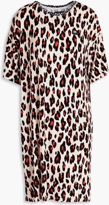 DKNY Sleepwear Leopard-print stretch-jersey nightdress