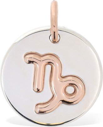 9kt Rose gold & silver Capricorn charm