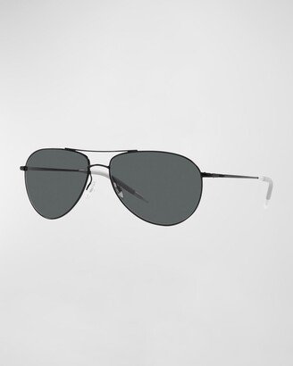 Men's Benedict 59 Aviator Sunglasses - Gradient Lenses