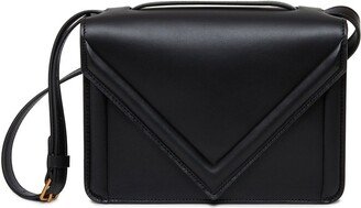 M-frame leather crossbody bag