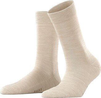 Wool Balance Sock (Sand Melange) Women's Crew Cut Socks Shoes