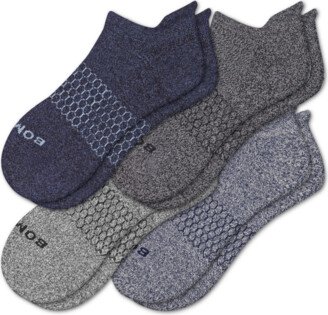 Women's Marl Ankle Sock 4-Pack - Mixed 4 - Small - Cotton