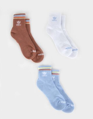 3 Pack Cosmic Womens Quarter Socks