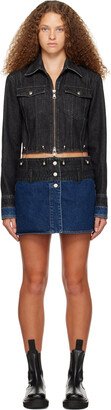 Black & Blue 3-Way Denim Minidress