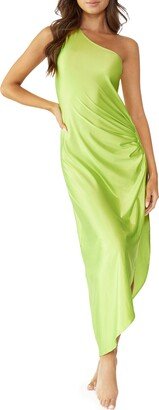 Tinsley Ring One-Shoulder Cover-Up Maxi Dress