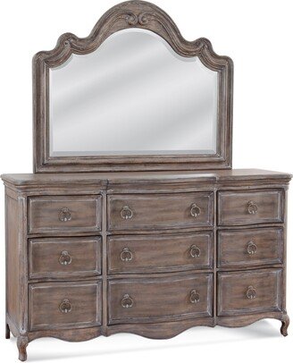 Georgiana 9-Drawer Dresser and Mirror by Greyson Living