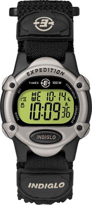 Unisex T47852 Expedition Mid-Size Digital CAT Black Fast Wrap Strap Watch