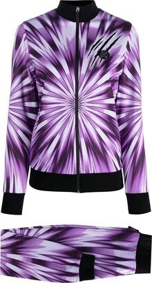 Print Tie-Dye Two-Piece Tracksuit