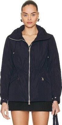 Enet Short Parka in Blue