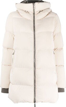 Hooded Puffer Jacket-AX