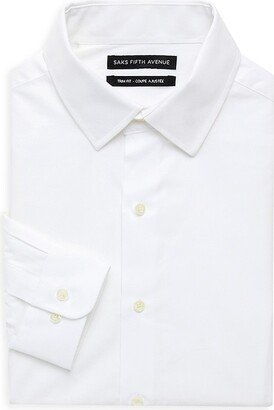 Saks Fifth Avenue Made in Italy Saks Fifth Avenue Men's Trim Fit Dress Shirt