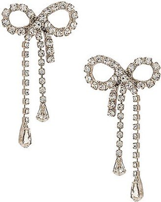 Mirabelle Earrings in Metallic Silver