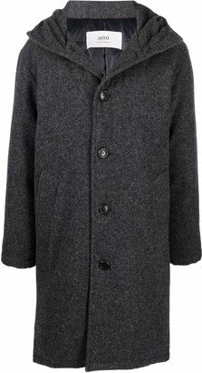 Single-Breasted Wool Coat-BO