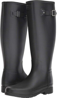 Refined Wide Calf Rain Boot Matte (Black) Women's Rain Boots