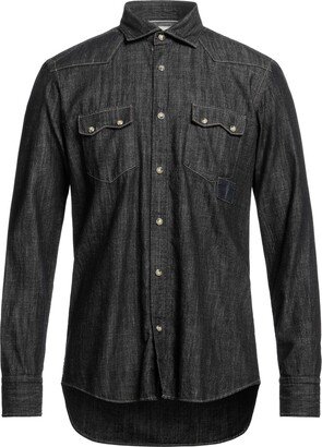 PORTOFIORI Denim Shirt Black