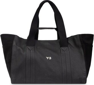 Lux Logo Printed Large Tote Bags-AA