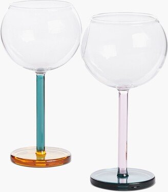 Sophie Lou Jacobsen Bilboquet Wine Glasses, Set of 2