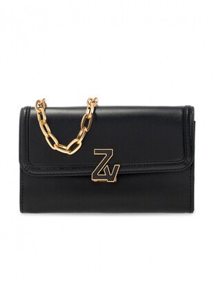 Wallet With Chain - Black-AA