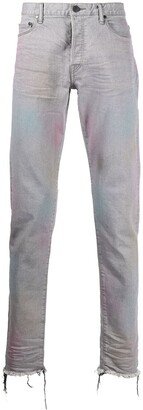 The Cast 2 mid-rise distressed straight-leg jeans