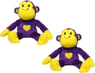 Mighty Safari Monkey Purple, 2-Pack Dog Toys